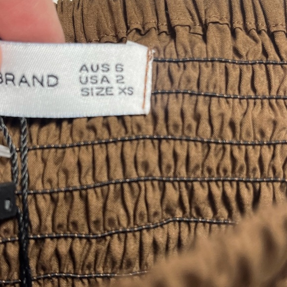 Faithful the Brand NEW NWT Deva Midi Dress in Plain Dark Chocolate size XS - Picture 5 of 11